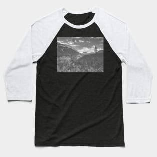 Jasper National Park Mountain Landscape Photography V4 Baseball T-Shirt